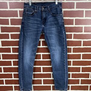 Levis 512 Jeans Mens Size 28 Blue Denim 28X30 Slim Fit Tapered Leg Red Tab